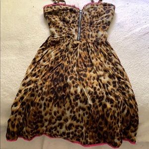 Leopard print dress